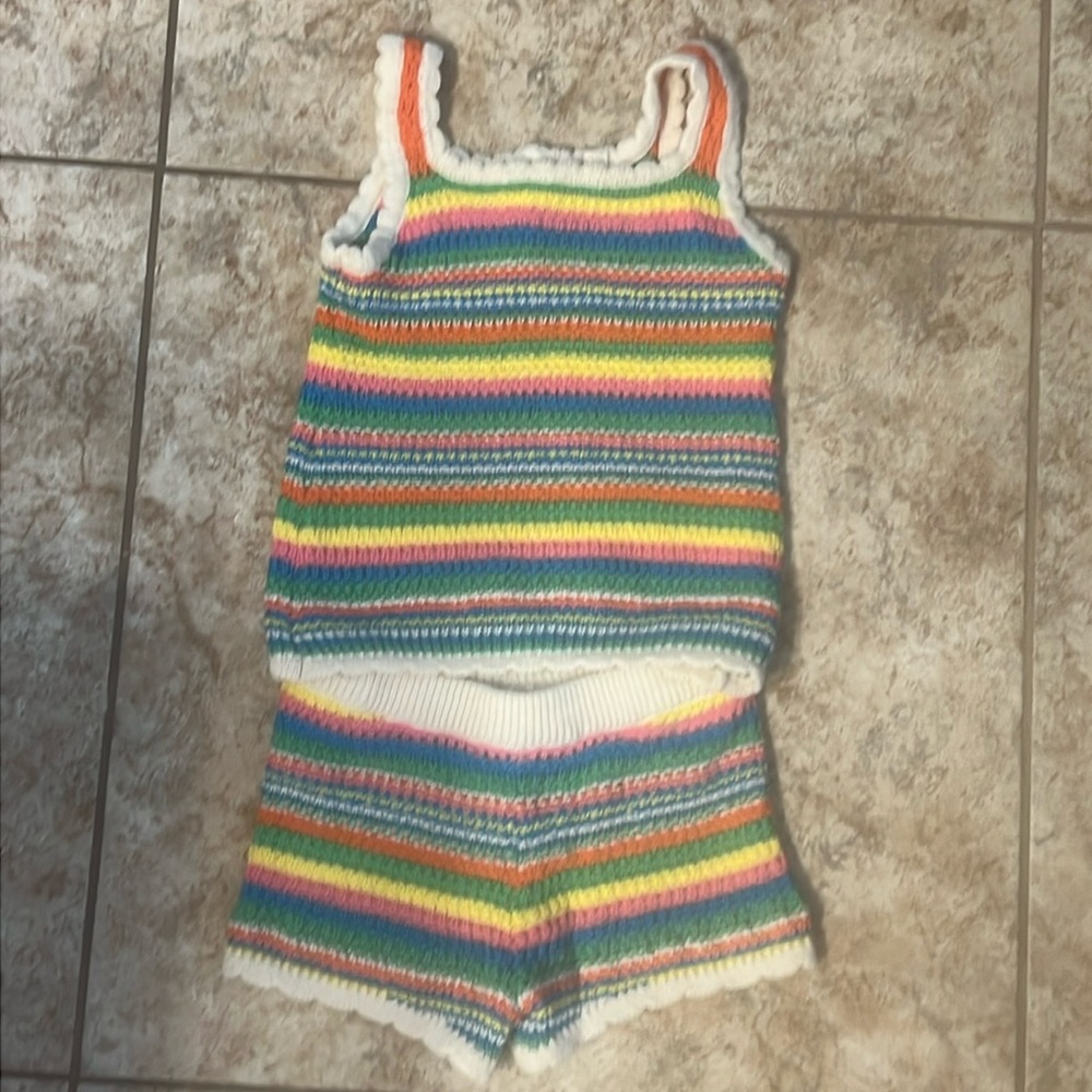 Jessica Simpson Girls Tank & Shorts Set